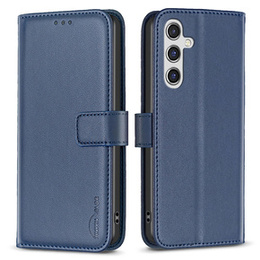 Klapkové puzdro pre Samsung Galaxy A35 5G, BINFEN Wallet, modré