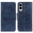 Klapkové puzdro pre Samsung Galaxy S25 Edge, Crazy Horse Wallet, modré