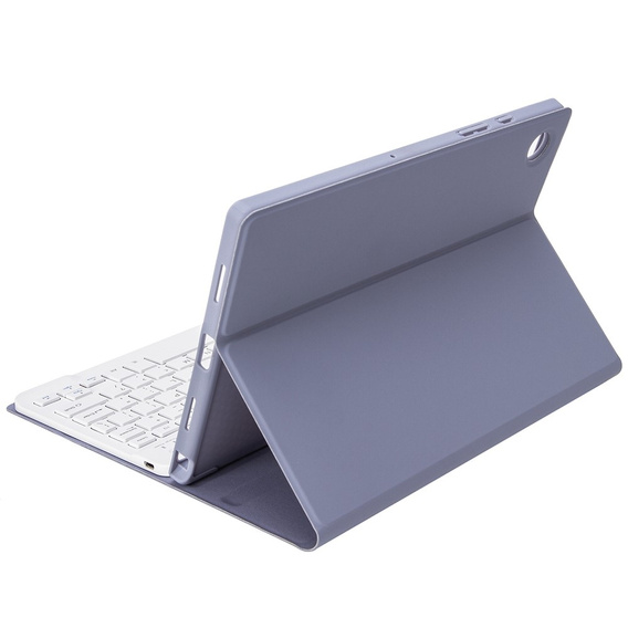 Puzdro + klávesnica Samsung Galaxy Tab S6 Lite P610/P615 / S6 Lite 2022 10.4, Pen Slot, fialové