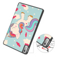 Puzdro pre Lenovo Tab P11 Gen 2 TB350FU TB350XU 11.5", Smartcase, unicorn