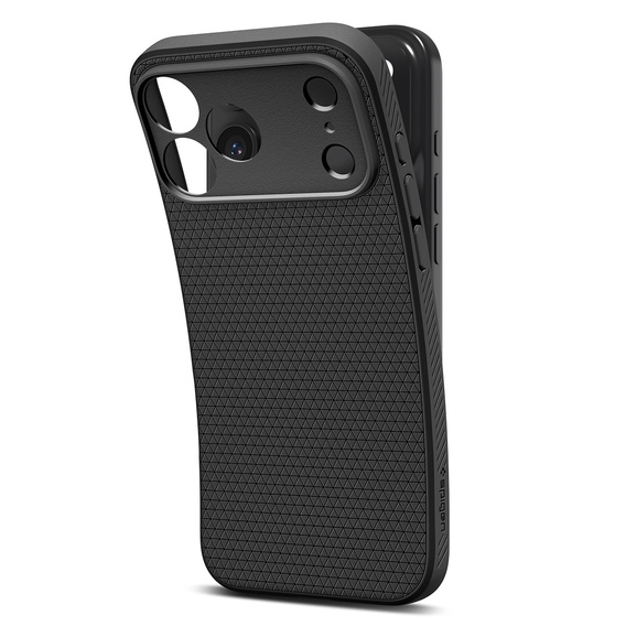 Puzdro Spigen Liquid Air pre iPhone 17 Pro Max, matná čierna