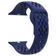 Silikónový remienok pre Apple Watch 1/2/3/4/5/6/7/8/SE/ULTRA 42/44/45/49MM, námornícka modrá