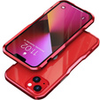 Puzdro LUPHIE pre iPhone 13 Mini, Armor Bumper, červené