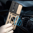 Obal na mobil pre Honor 70 5G, CamShield Slide, zlaté