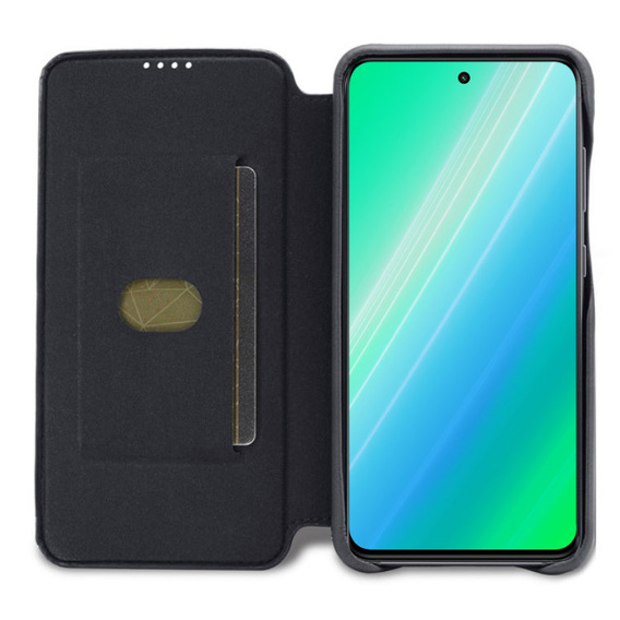 Klapkové puzdro pre Samsung Galaxy S23, ERBORD Retro, čierne