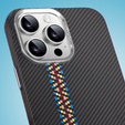 Puzdro pre iPhone 16 Pro Max, Carbon Fiber MagSafe, čierne