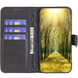 Klapkové puzdro pre Samsung Galaxy A05s, Wallet, BINFEN COLOR, čierne