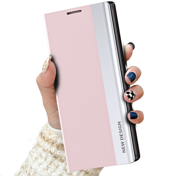 Klapkové puzdro pre Xiaomi Poco M4 Pro 4G, Side Magnetic, ružové