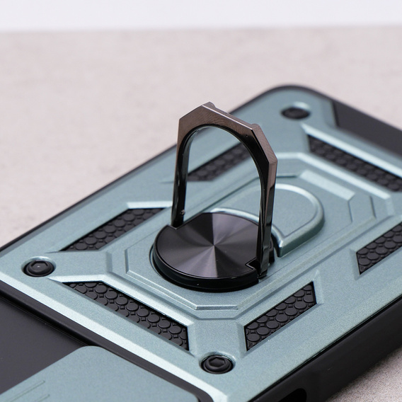 Obal na mobil pre Oppo A98 5G, CamShield Slide, zelené