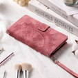 Klapkové puzdro pre Xiaomi Redmi Note 13 Pro 4G / Xiaomi Redmi Note 14S / Xiaomi Poco M6 Pro 4G, Mandala, ružové rose gold