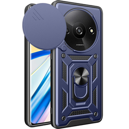 Obal na mobil pre Xiaomi Redmi A3, CamShield Slide, modré