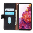 KHAZNEH RFID puzdro pre Xiaomi Poco F6, Litchi Texture, čierne