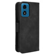 Klapkové puzdro pre Motorola Moto E14, Card Slot, čierne