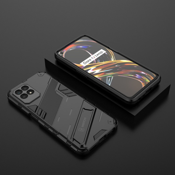 Puzdro pre Realme 8i, Military kickstand, modré