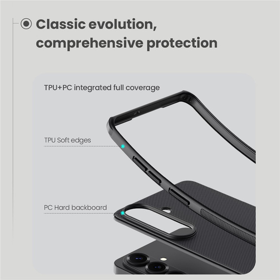 NILLKIN Frosted Shield Pro MagSafe puzdro pre Samsung Galaxy S26 Plus, čierne