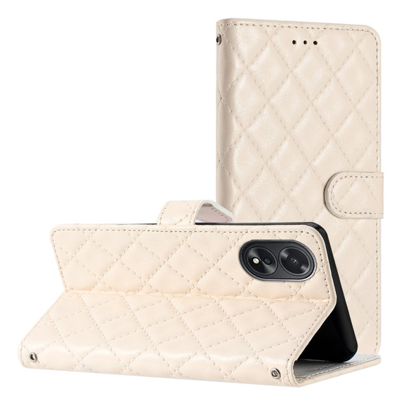 Klapkové puzdro pre Oppo A38 4G / Oppo A18 4G, Wallet, BINFEN COLOR, béžové