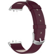 Kožený remienok pre Samsung Galaxy Fit 3, bordový