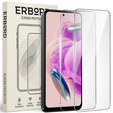 2x tvrdené sklo pre Xiaomi Redmi Note 12S, ERBORD 9H Hard Glass na displeji