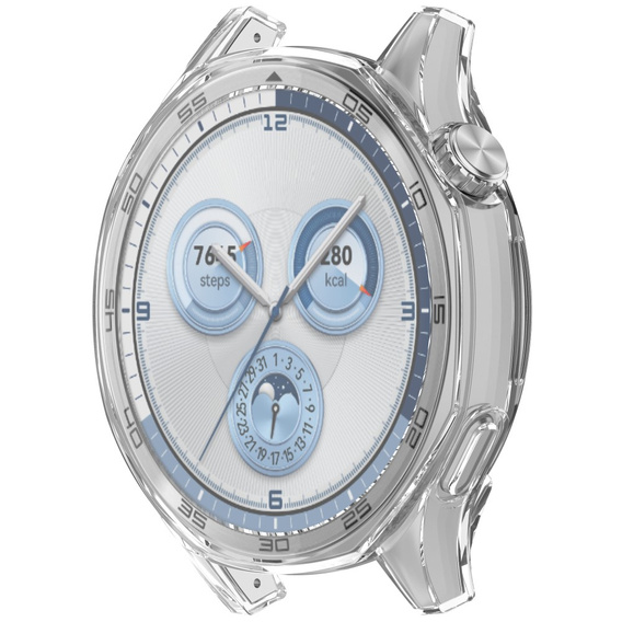Puzdro 2v1 s ochranou displeja pre Huawei Watch GT 5 46mm, priehľadné