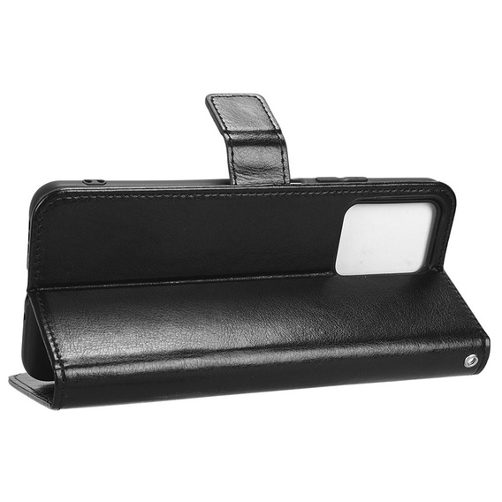 Klapkové puzdro pre Xiaomi Redmi Note 12 5G / POCO X5 5G, Crazy Horse Wallet, čierne
