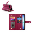 Flipové puzdro Wallet Zipper Pocket pre Samsung Galaxy A17 5G, Wallet Zipper Pocket, červené