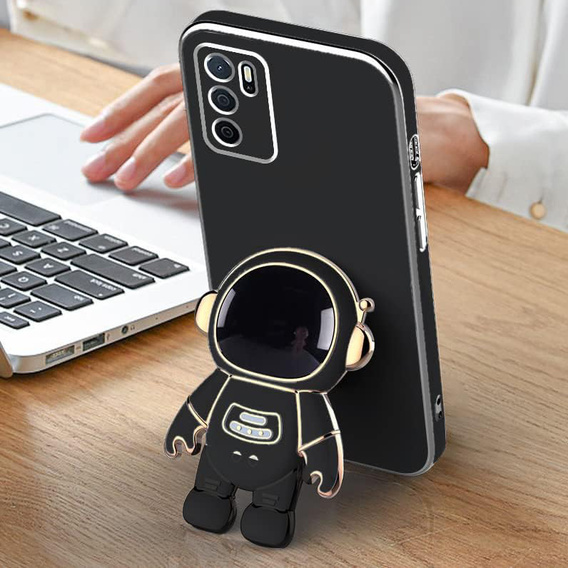Obal na mobil pre Oppo A95 5G, Astronaut, čierne