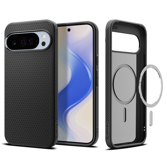 Puzdro Spigen Liquid Air MagSafe pre Google Pixel 10 Pro XL, matne čierne