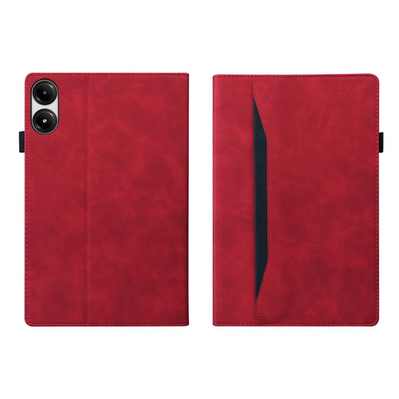 Puzdro pre Xiaomi Redmi Pad Pro / Xiaomi Poco Pad, Classic, s priestorom pre stylus, červené