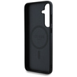 GUESS Obal na mobil pre Samsung Galaxy S25, 4G Ring Classic Logo, sivé