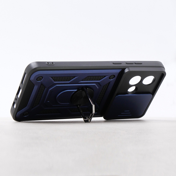 Obal na mobil pre Motorola Moto G84 5G, CamShield Slide, modré