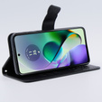 Klapkové puzdro pre Motorola Moto G54 5G, Butterfly, čierne