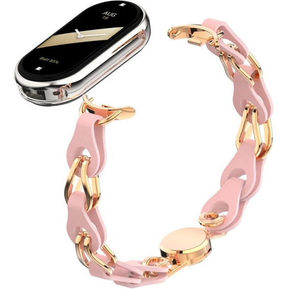 Kobieca bransoleta do Xiaomi Smart Band 10 / 9 / 8, Czarna