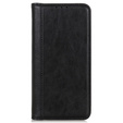 Flipové puzdro pre Motorola Edge 50 Pro, Split Leather, čierne