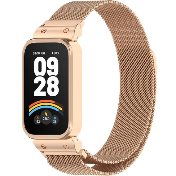 Milánsky náramok pre Samsung Galaxy Fit 3, čierny