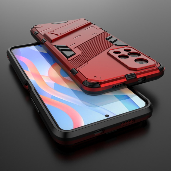 Puzdro pre Xiaomi Poco M4 Pro 5G / Note 11S 5G, Military kickstand, modré