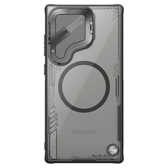 Puzdro pre Samsung Galaxy S24 Ultra, pancierované Nillkin, Icelade Prop, pre Magsafe, čierne