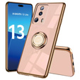 Obal na mobil pre Xiaomi 13 Lite, Electro Ring, ružové rose gold