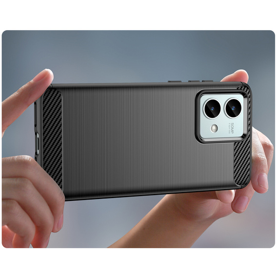 Obal na mobil pre Motorola Moto G84, Carbon, čierne