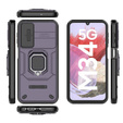 Puzdro pre Samsung Galaxy M34, KickStand Camera Lens, fialové
