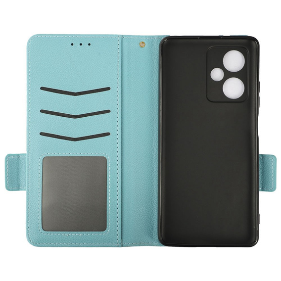 Klapkové puzdro pre Xiaomi Redmi Note 12 5G / POCO X5 5G, Wallet Litchi Magnet, modré