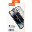 IMAK Obal na mobil pre Samsung Galaxy A25 5G, Dropproof, transparentné / čierne