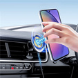 Magnetické puzdro pre Samsung Galaxy A54 5G, pre MagSafe, strieborné