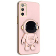 Obal na mobil pre Samsung Galaxy S20 FE, Astronaut, ružové rose gold
