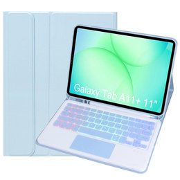 Puzdro s podsvietenou Bluetooth klávesnicou a touchpadom pre Samsung Galaxy Tab A11+