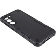 Obrnené puzdro pre Samsung Galaxy S23 Plus, Dual-Layer, čierne