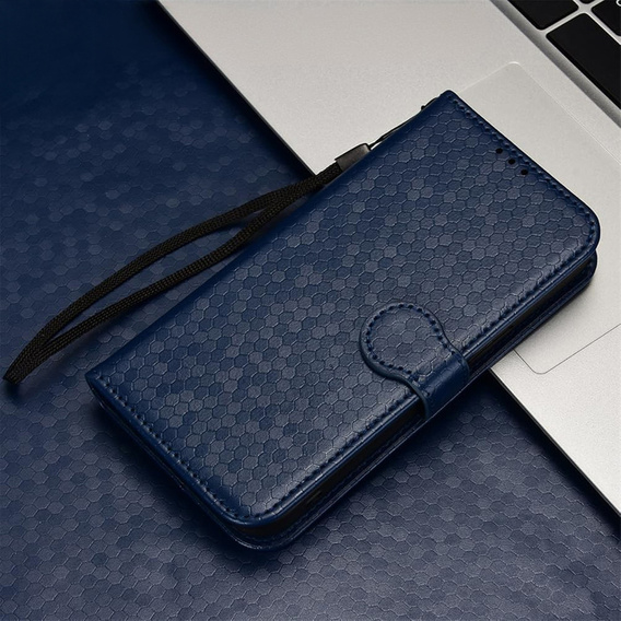 Flipové puzdro pre Motorola Edge 60 Pro, Wallet Rhombus, modré