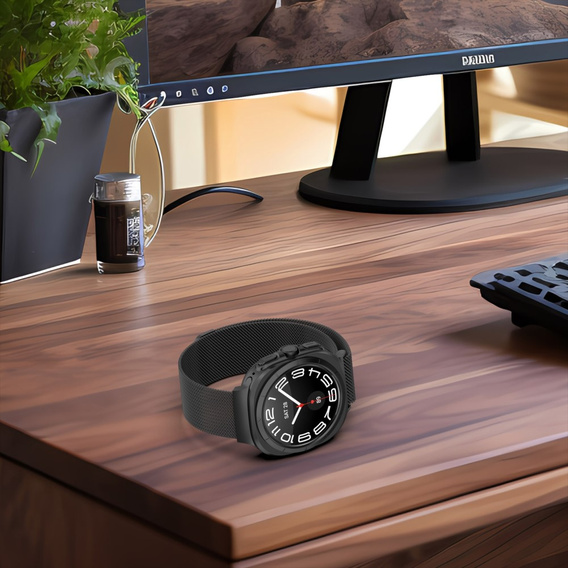 Milánsky náramok pre Samsung Galaxy Watch Ultra 47mm (2025 / 2024), čierny