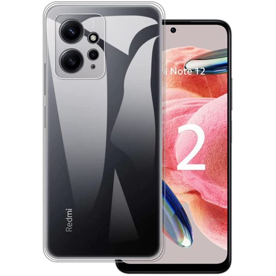 Tenké puzdro pre Xiaomi Redmi Note 12 4G, Slim, priehľadné