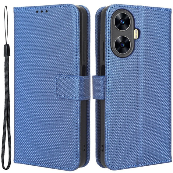 Klapkové puzdro pre Realme C55, Wallet, Smart Magnet, modré