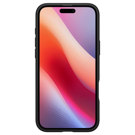 Puzdro Spigen pre iPhone 16 Plus, Ultra Hybrid, čierne + tvrdené sklo 9H